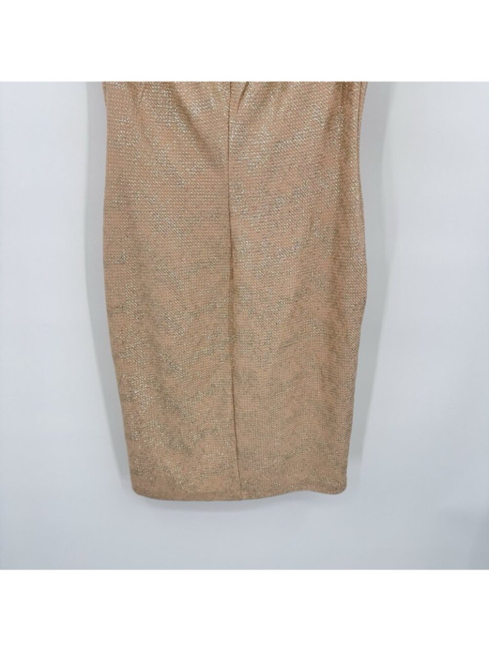 Y2K CHARLOTTE RUSSE gold metallic halter dress MEDIUM bodycon club 2000s party - Picture 9 of 11